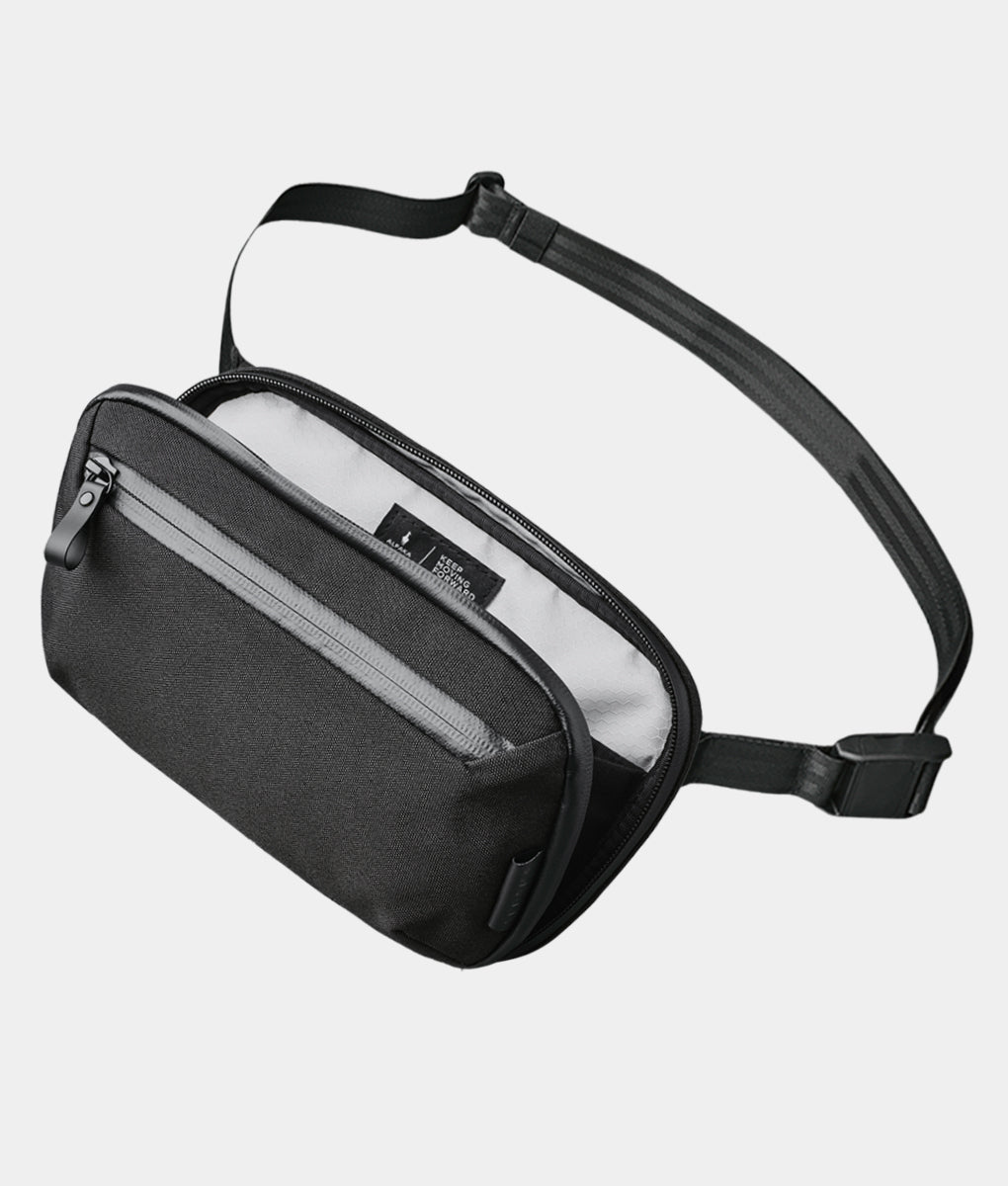 Slim Tech Organizer Case Mini with Shoulder Strap & Pockets