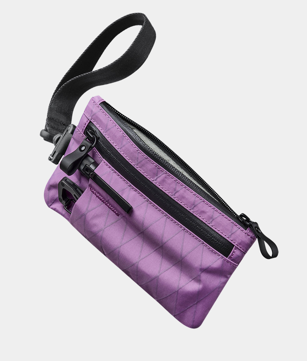 Mulberry VX21 Weatherproof Zip Clutch with Detachable Strap