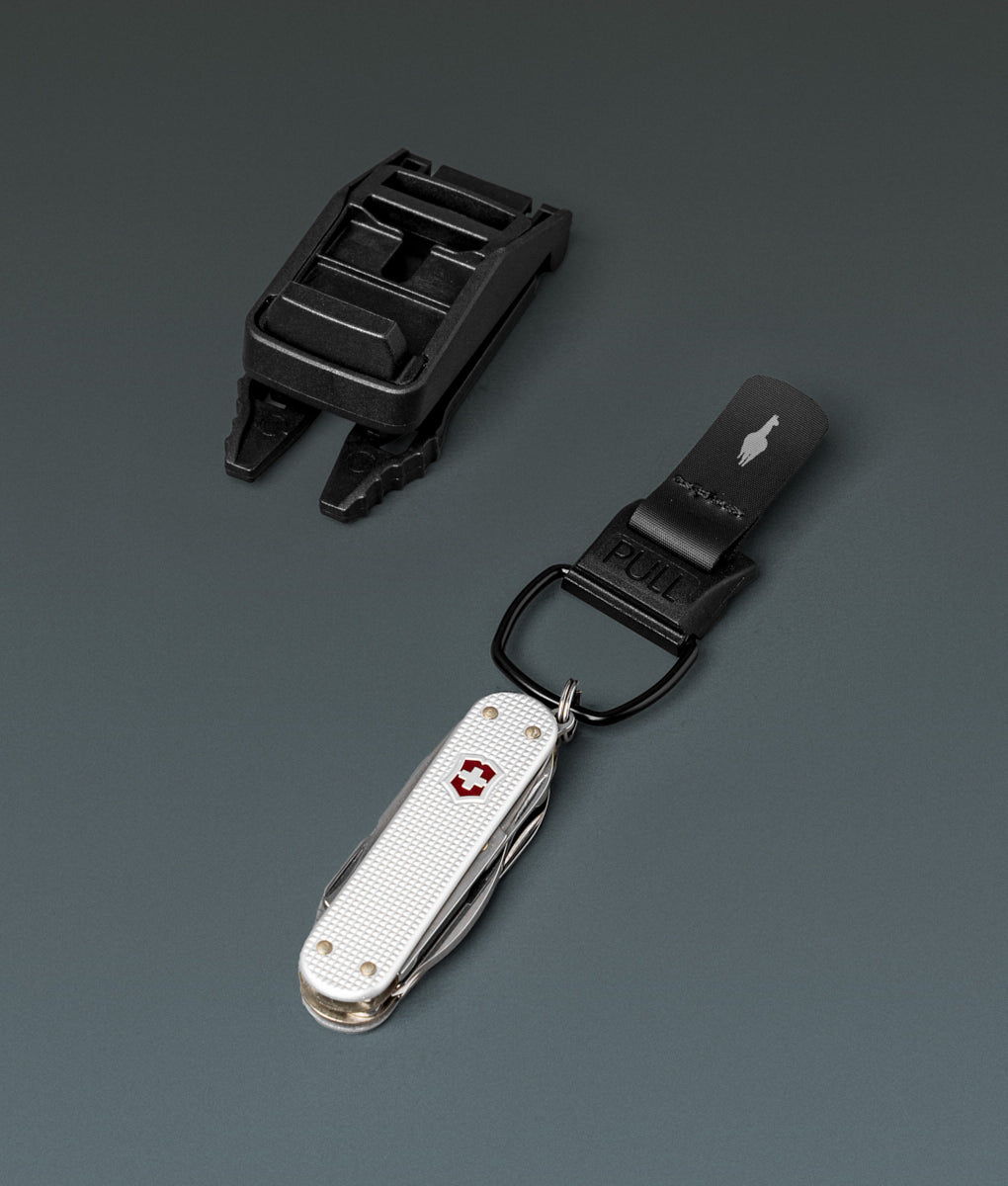 HUB Tactical Clip for Gear Straps & D-Ring Accessories