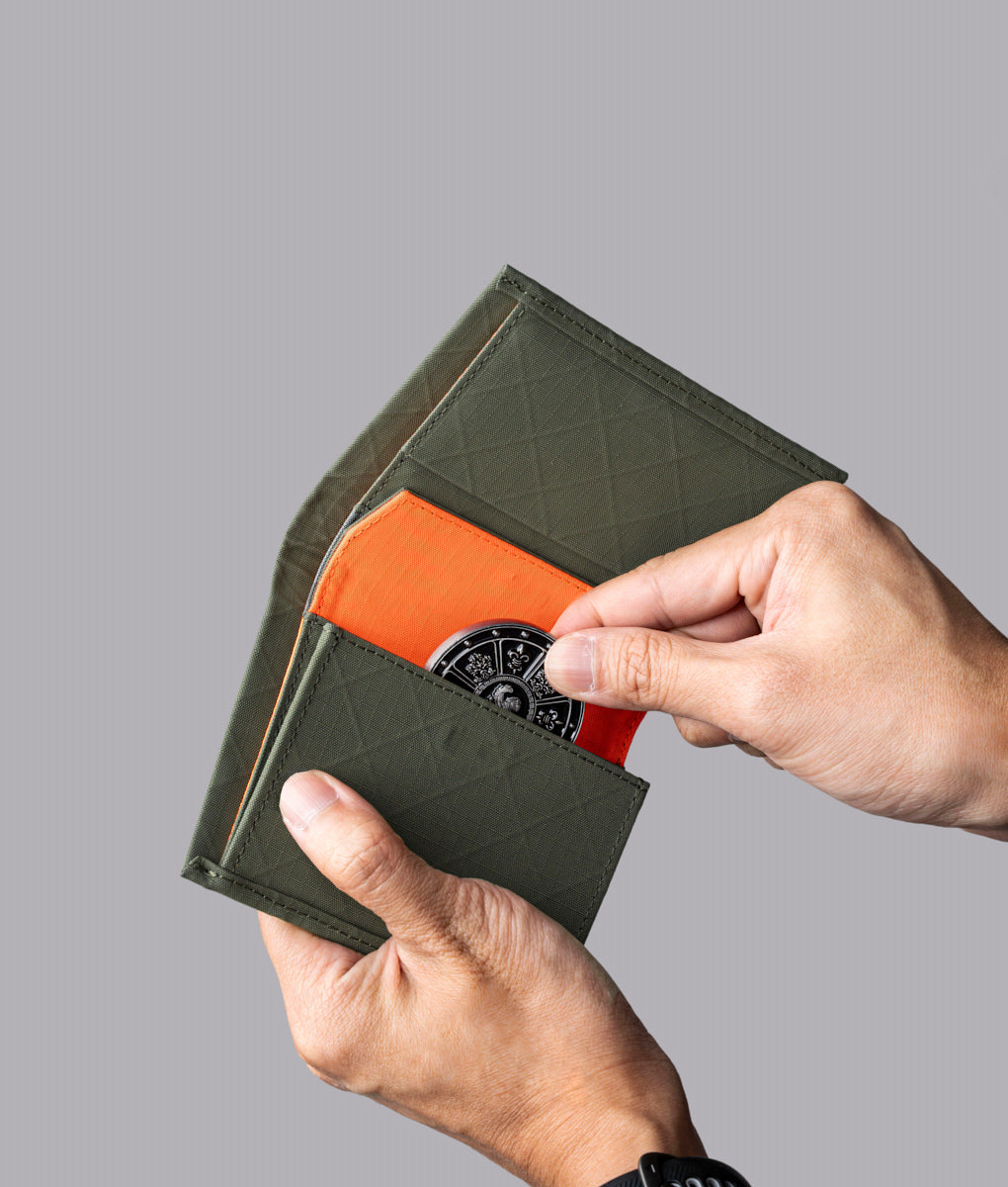 ARK Bifold Wallet with Magnetic Coin Pouch – Durable & Water-Resistant