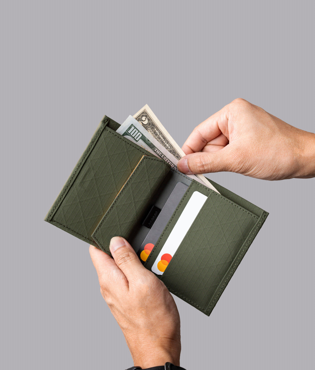 ARK Bifold Wallet with Magnetic Coin Pouch – Durable & Water-Resistant