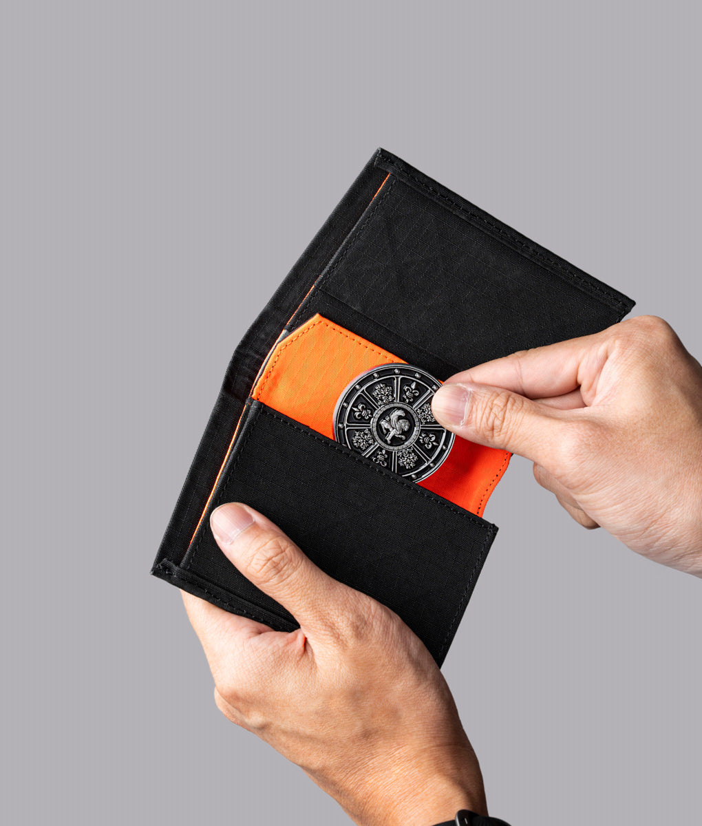 ARK Bifold Wallet with Magnetic Coin Pouch – Durable & Water-Resistant