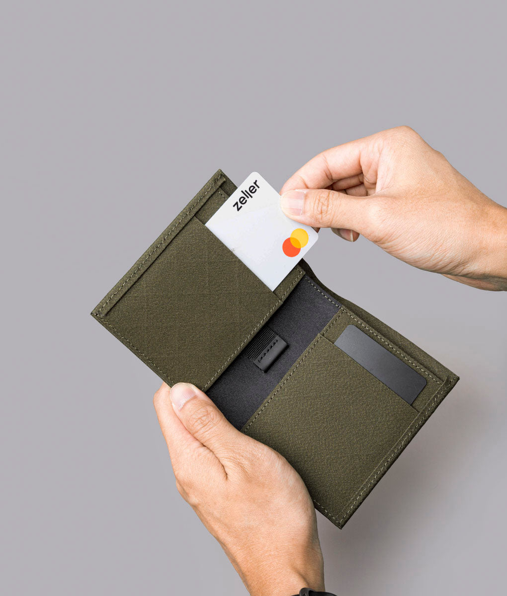 ARK Axogrid Bifold Wallet – Slim RFID Blocking Cash & Card Holder