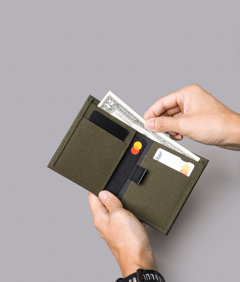 ARK Axogrid Bifold Wallet – Slim RFID Blocking Cash & Card Holder