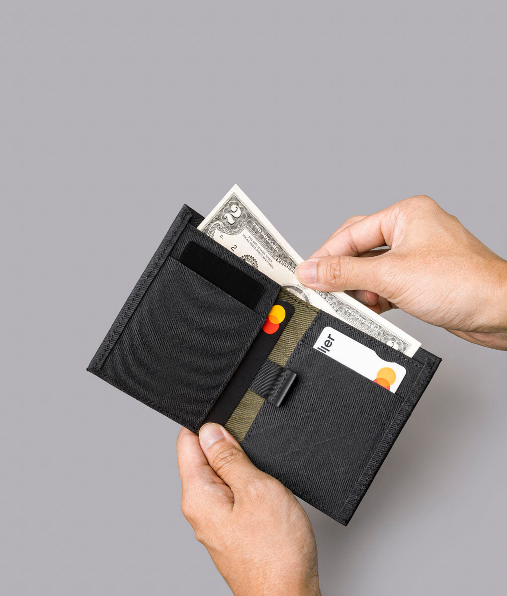 ARK Axogrid Bifold Wallet – Slim RFID Blocking Cash & Card Holder