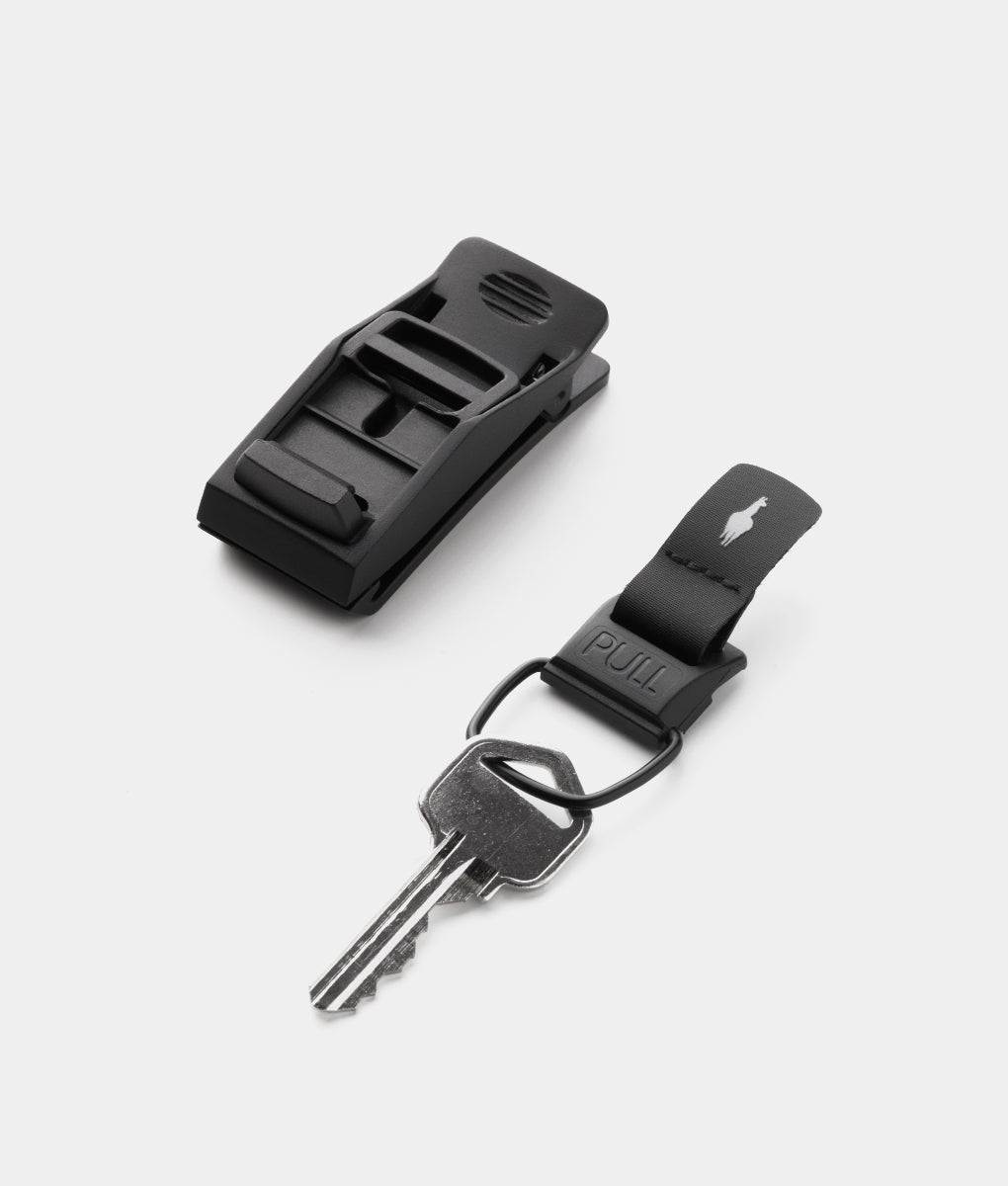 HUB Keychain for Bags & Belts – Holds 8 Keys